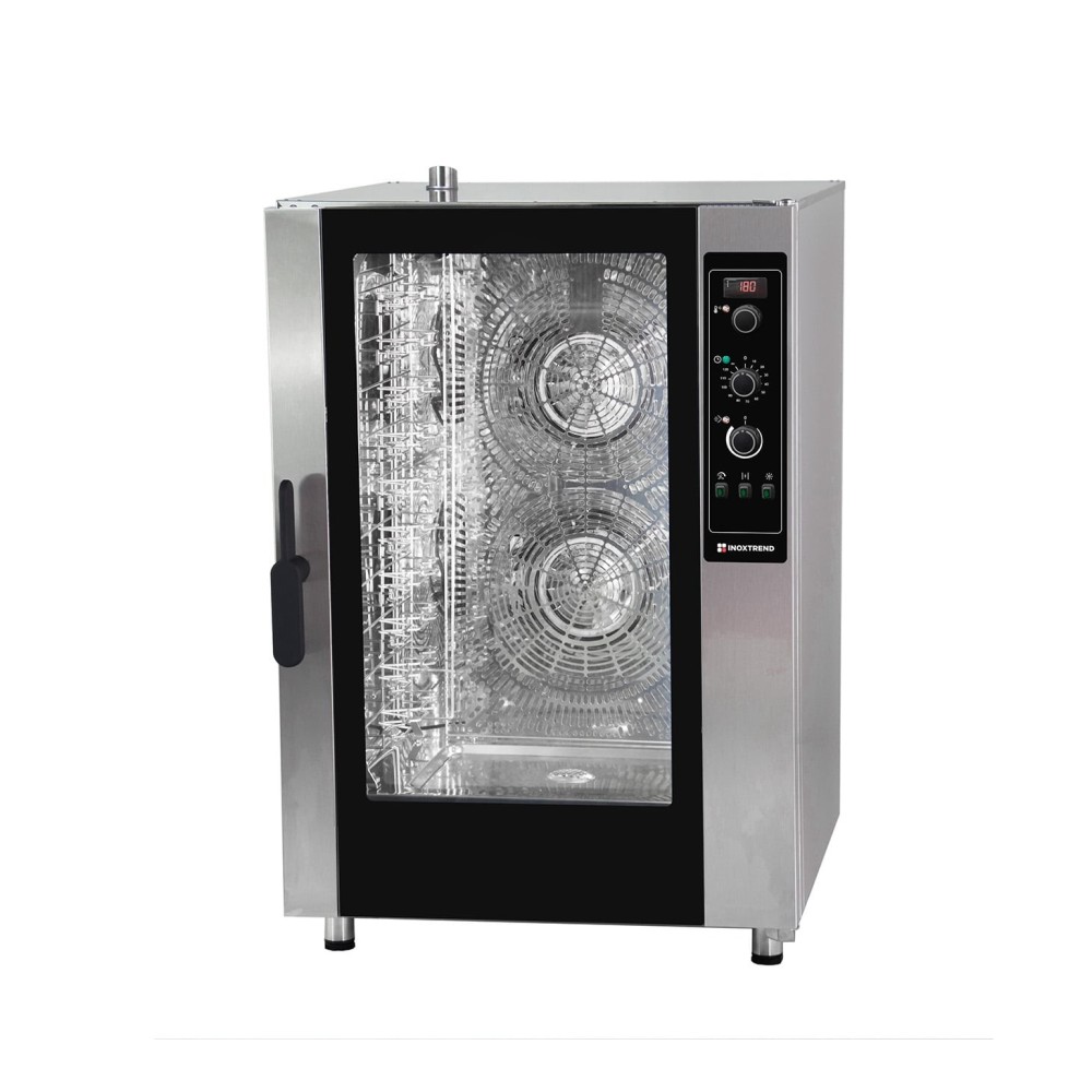 Piec konwekcyjno-parowy gazowy | cukierniczy | 10 x 600x400 | 20,5 kW | Inoxtrend FX DA 610G
