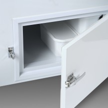 Dystrybutor do lodów | witryna do lodów SIC4WB | 4 kuwety | 836x838x1270 mm