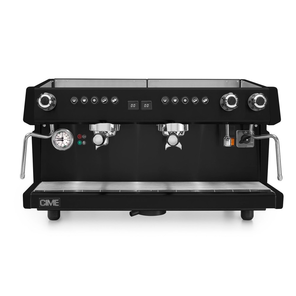 Ekspres kolbowy do kawy Cime Luna SB-20 Timer | Total Black | 2-grupowy