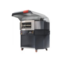 Piec do pizzy elektryczny obrotowy Cuppone Alpha | rotacyjny | jednokomorowy | płyta z kordierytu | 8x30 | AO110/1TSS | 16,2 kW