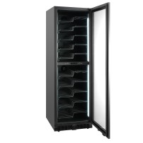 Chłodziarka do wina dwustrefowa WC1162BF | 595x695x1804 mm | 116 butelek