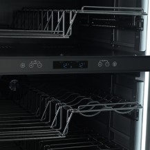 Chłodziarka do wina dwustrefowa WC1162BF | 595x695x1804 mm | 116 butelek