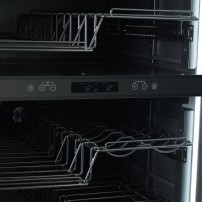 Chłodziarka do wina dwustrefowa WC1162BF | 595x695x1804 mm | 116 butelek