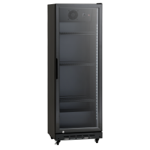 Szafa chłodnicza przeszklona Resto Quality SD181BE | 538x475x1575 mm | czarny | 214 l