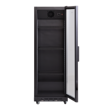 Szafa chłodnicza przeszklona Resto Quality SD181BE | 538x475x1575 mm | czarny | 214 l