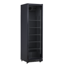 Szafa chłodnicza przeszklona Resto Quality DC430BD | 577x573x1987 mm | czarny | 392 l