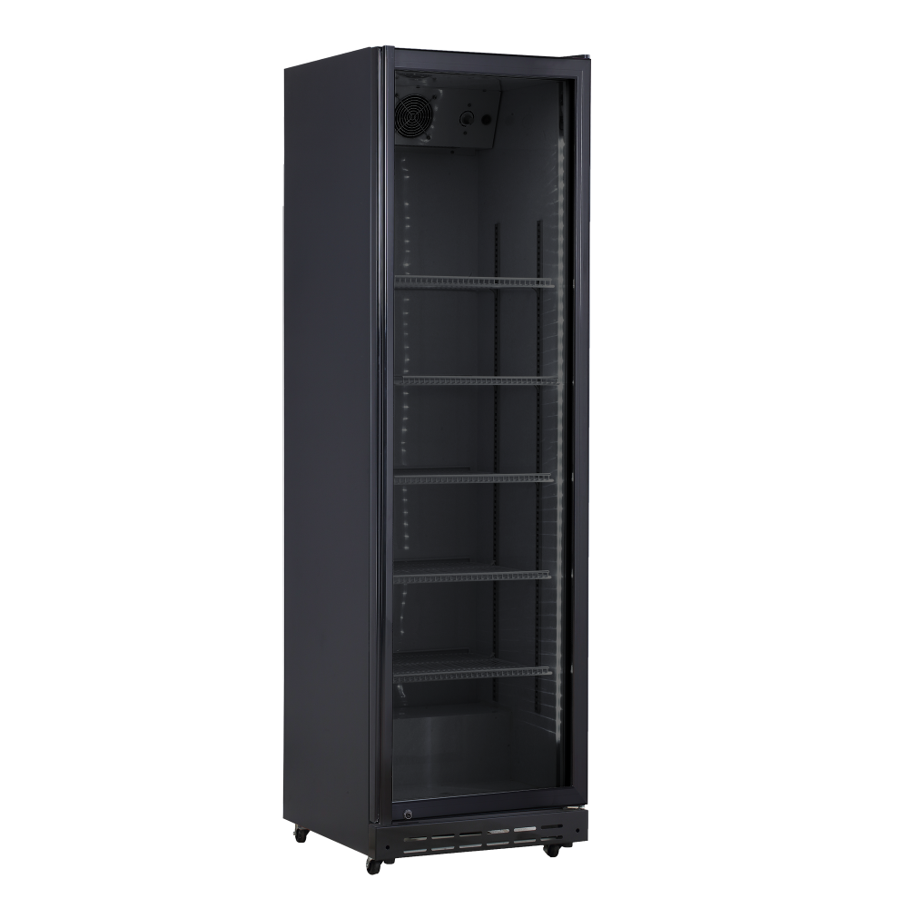 Szafa chłodnicza przeszklona Resto Quality DC430BD | 577x573x1987 mm | czarny | 392 l