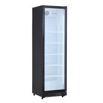 Szafa chłodnicza przeszklona Resto Quality DC430BWD | 577x573x1987 mm | czarny (wnętrze białe) | 392 l