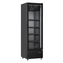 Szafa chłodnicza przeszklona Resto Quality DC426BGD | 608x595x2023 mm | czarny | 361 l