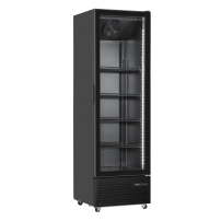 Szafa chłodnicza przeszklona Resto Quality DC426BGD | 608x595x2023 mm | czarny | 361 l