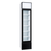 Szafa chłodnicza przeszklona Resto Quality DCC217WD | 390x479x1880 mm | biały | 160 l