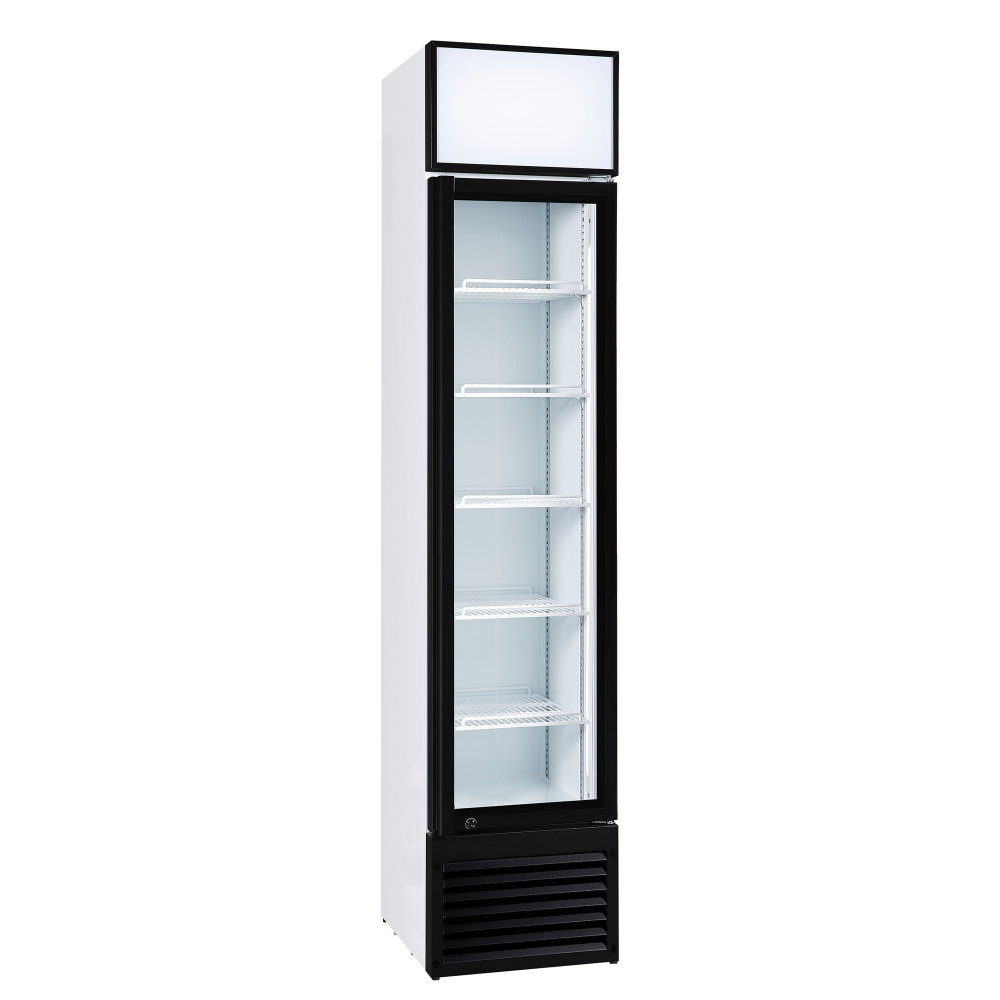 Szafa chłodnicza przeszklona Resto Quality DCC217WD | 390x479x1880 mm | biały | 160 l