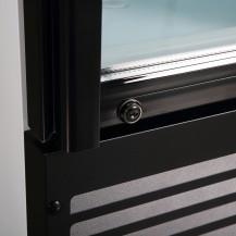 Szafa chłodnicza przeszklona Resto Quality DCC217WD | 390x479x1880 mm | biały | 160 l