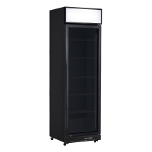 Szafa chłodnicza przeszklona Resto Quality DCC420BD | 577x580x1980 mm | czarny | 386 l