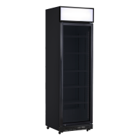 Szafa chłodnicza przeszklona Resto Quality DCC420BD | 577x580x1980 mm | czarny | 386 l