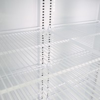 Szafa chłodnicza przeszklona Resto Quality DCC802BWD | 1000x695x2023 mm | czarny (wnętrze białe) | 776 l