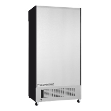 Szafa chłodnicza przeszklona Resto Quality DCC802BWSLD | drzwi przesuwne | 1000x700x2023 mm | czarny (wnętrze białe) | 690 l