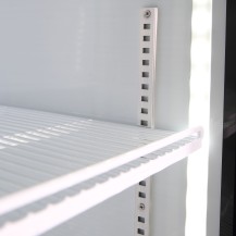 Szafa chłodnicza przeszklona Resto Quality DCC802BWSLD | drzwi przesuwne | 1000x700x2023 mm | czarny (wnętrze białe) | 690 l