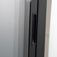 Szafa chłodnicza przeszklona Resto Quality DC1000BSLD | drzwi przesuwne | 1130x724x2023 mm | czarny | 933 l