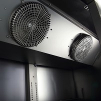 Szafa chłodnicza przeszklona Resto Quality DC1300BSLD | drzwi przesuwne | 1330x725x2023 mm | czarny | 1116 l