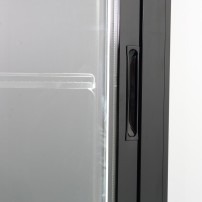 Szafa chłodnicza przeszklona Resto Quality DC1300BSLD | drzwi przesuwne | 1330x725x2023 mm | czarny | 1116 l