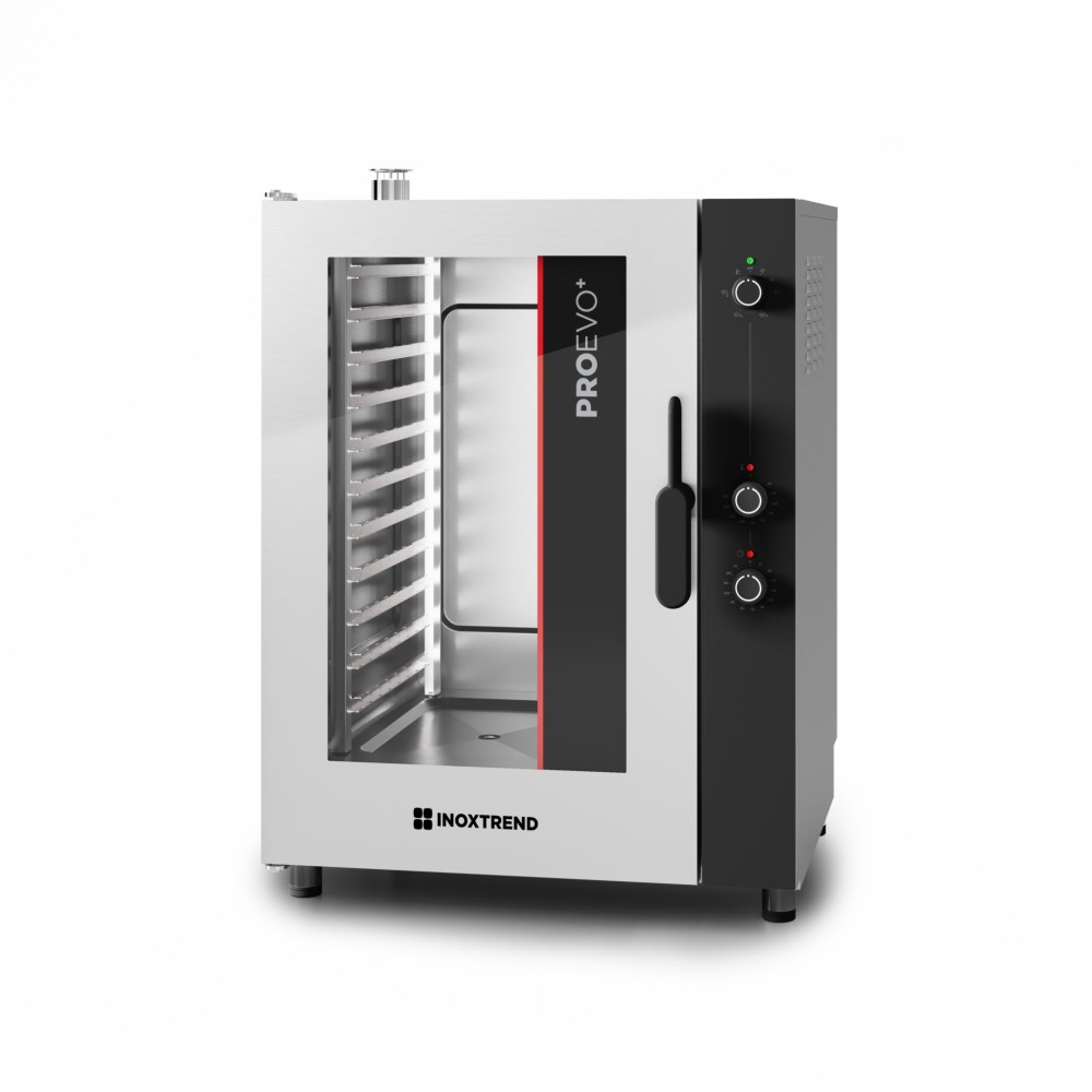 Piec konwekcyjno-parowy gazowy | 11 x GN 1/1 | 16,0 kW | Inoxtrend PPDA 111G