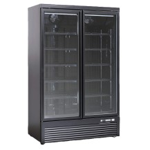 Szafa mroźnicza przeszklona DF1006BD | 2-drzwiowa | 1006 l