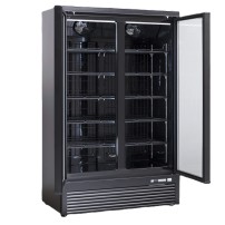 Szafa mroźnicza przeszklona DF1006BD | 2-drzwiowa | 1006 l