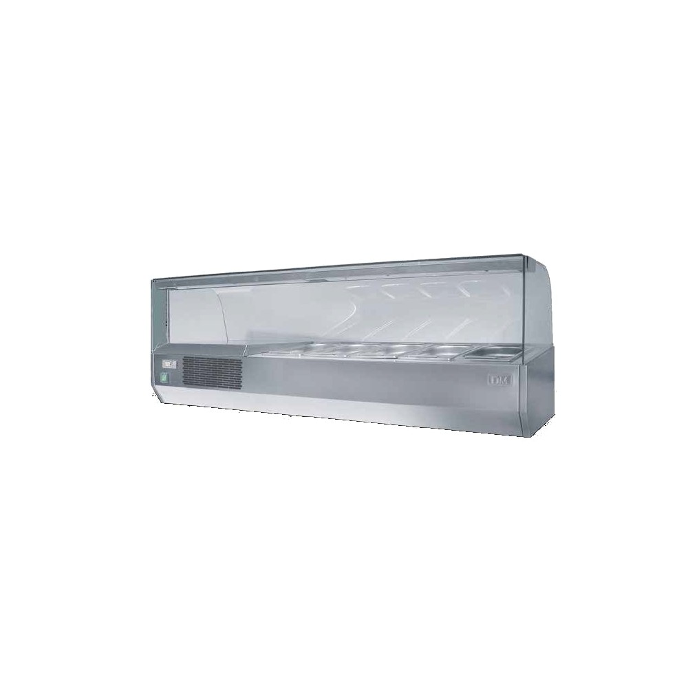 Nadstawka chłodnicza 8 x 1/4 GN 1320x350x460 Dora-Metal DM-94050.8