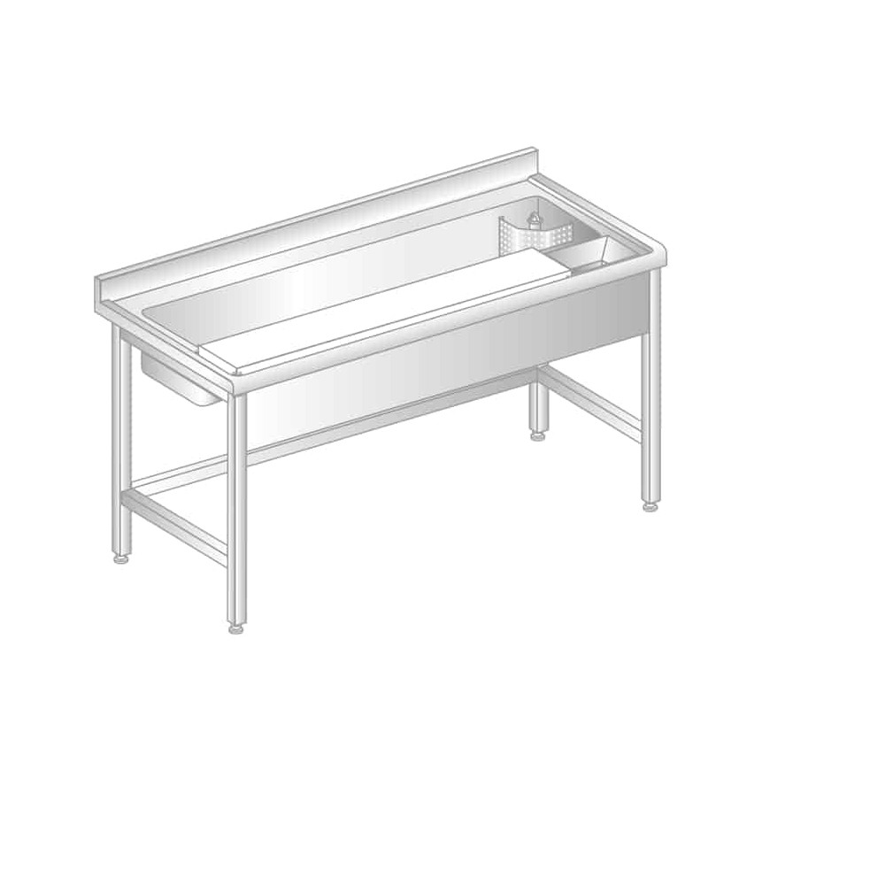 STÓŁ DO OBRÓBKI PRODUKTÓW 1200x600x850 Dora-Metal DM-S-3237
