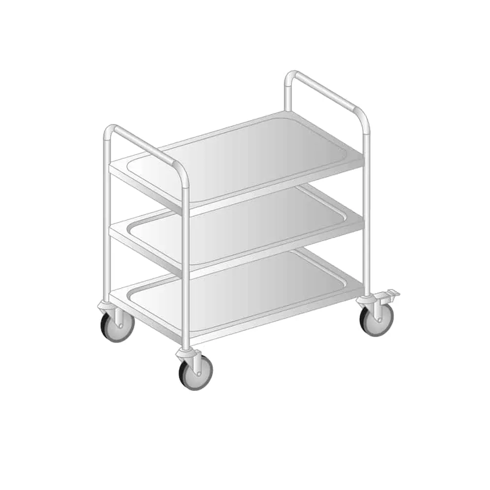 WÓZEK KELNERSKI 855x685x870 Dora-Metal DM-S-3423