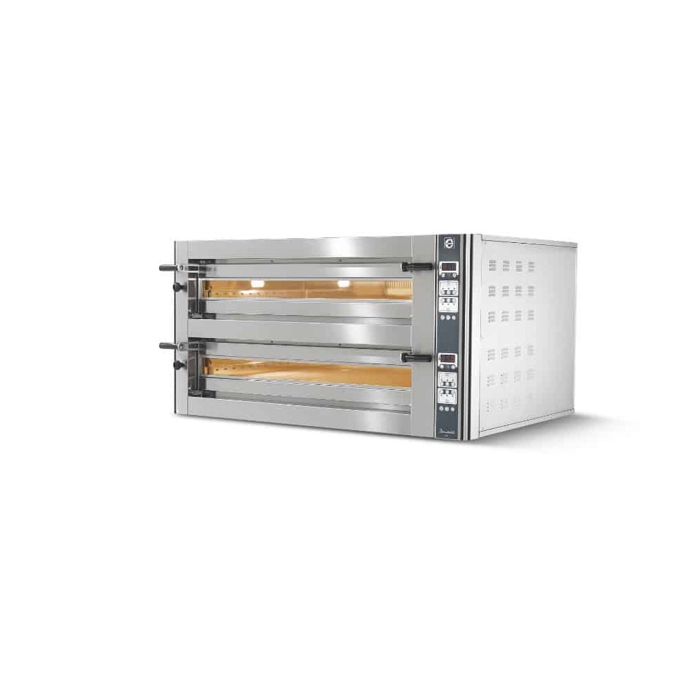 Piec do pizzy 2 komorowy, na podstawie 2 x 6 x 350mm Cuppone Donatello DN635/2CD