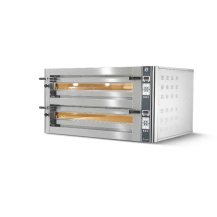Piec do pizzy 2 komorowy, na podstawie, wersja szeroka 2 x 6 x 350mm Cuppone Donatello DN635L/2CD