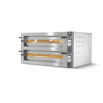 Piec do pizzy 2 komorowy, na podstawie, wersja szeroka 2 x 6 x 350mm Cuppone Donatello DN635L/2CD