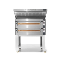 Piec do pizzy 2 komorowy, na podstawie, wersja szeroka 2 x 6 x 350mm Cuppone Donatello DN635L/2CD