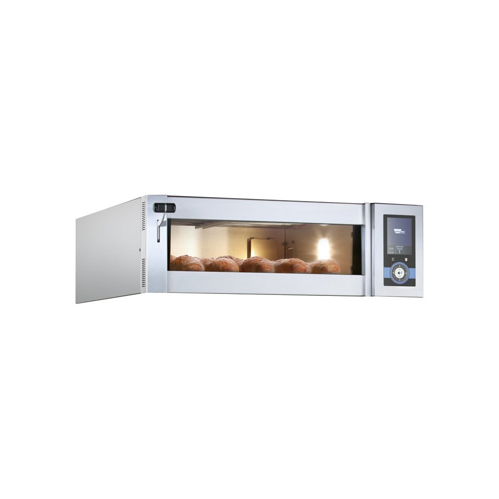 Piec piekarniczy-cukierniczy modułowy, 1 komorowy, panel elektroniczny, blachy 2x600x800, 1530x1520x320 WIESHEU Ebo 128S