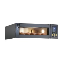 Piec piekarniczy-cukierniczy modułowy, 1 komorowy, panel elektroniczny, blachy 2x600x800, 1530x1520x320 WIESHEU Ebo 128S