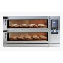 Piec piekarniczy-cukierniczy modułowy, 2 komorowy, panel elektroniczny, blachy 2x600x450, 930x958x450 WIESHEU Ebo 63L