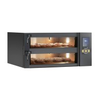 Piec piekarniczy-cukierniczy modułowy, 2 komorowy, panel elektroniczny, blachy 2x600x800, 1130x1158x450 WIESHEU Ebo 86L