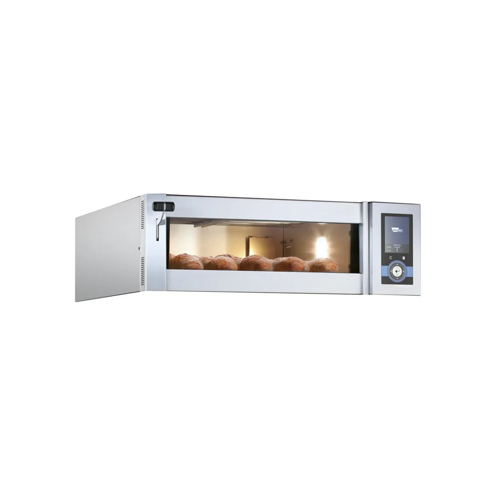 Piec piekarniczy-cukierniczy modułowy, 1 komorowy, panel elektroniczny, blachy 1x600x800, 1130x1158x300 WIESHEU Ebo 86S