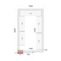 Zestaw regałów półkowych CRNF1830