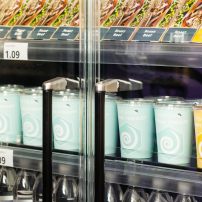 Supermarketowy regał chłodniczy