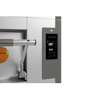 Piec do pizzy 1 komorowy, elektryczny na podstawie, z okapem, o pojemności 1 x 6 x 35 cm, 1450x1170x1580, Italforni Euro EVO EVC