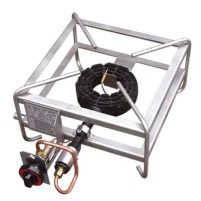 Taboret z palnikiem gazowym, 470x570x225, REDFOX F - 1 G