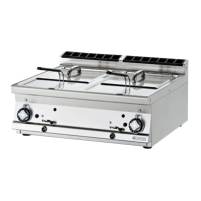 Frytownica gazowa, 800x700x280, RM GASTRO F2/13T - 78 G