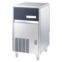Kostkarka do lodu o wydajności 38kg/24h z zasobnikiem 16kg, z pompą spustową, chłodzona powietrzem, 500x580x690, Fagor Professio