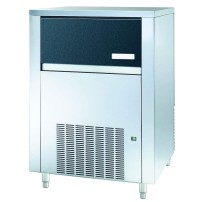 Kostkarka do lodu o wydajności 95kg/24h z zasobnikiem 55kg, z pompą spustową, chłodzona powietrzem, 738x600x1020, Fagor Professi