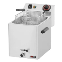 Frytownica elektryczna 8 l z kranem, 270x420x370, REDFOX FE - 07 V