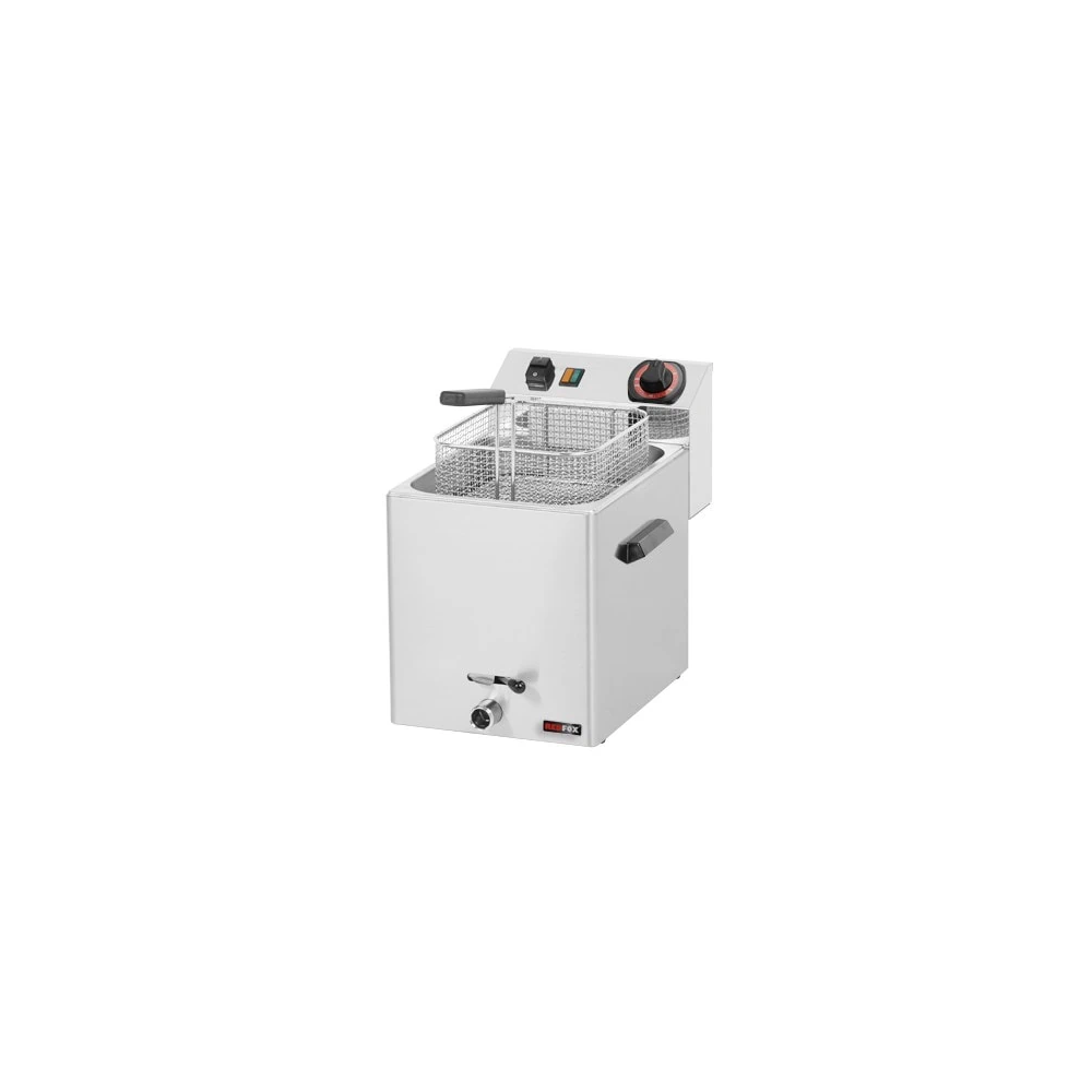 Frytownica elektryczna 8 l z kranem, 270x420x370, REDFOX FE - 07 V