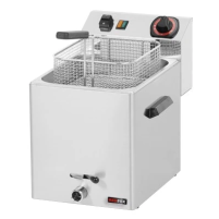 Frytownica elektryczna 8 l z kranem, 270x420x370, REDFOX FE - 07 V
